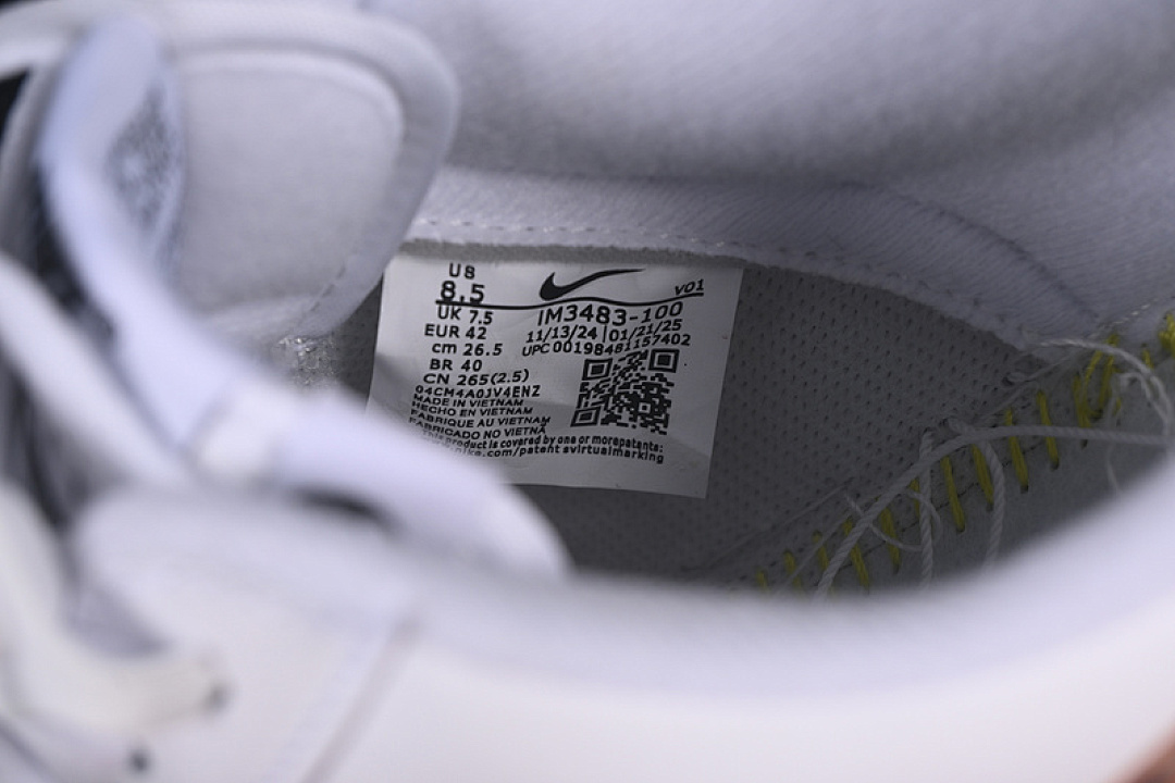 Nike [IM3483-100]-[AIR FORCE 1 07 LOW WHITE/BROWN]-[WOMAN:36-39]-[MAN:40-45] - Image 7