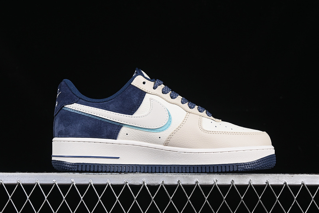 Nike [DM6688-055]-[AIR FORCE 1 07 LOW WHITE/GREY/BLUE]-[WOMAN:36-39]-[MAN:40-45] - Image 16