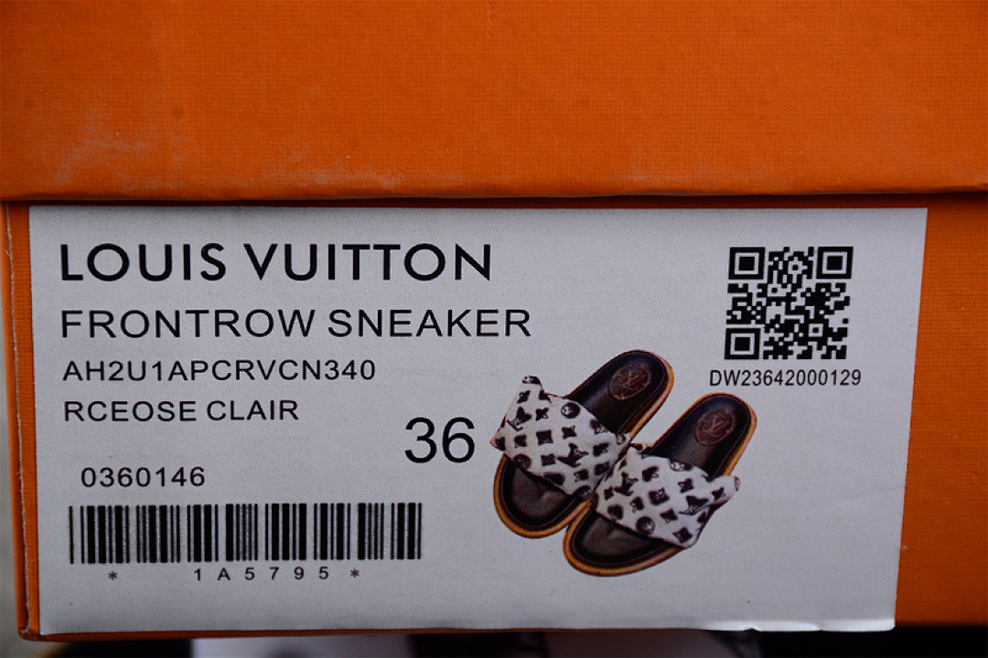 Louis Vuitton [L*V FRONTROW SNEAKERS BLACK/BLACK/WHITE]-[WOMAN:35-40] - Image 3