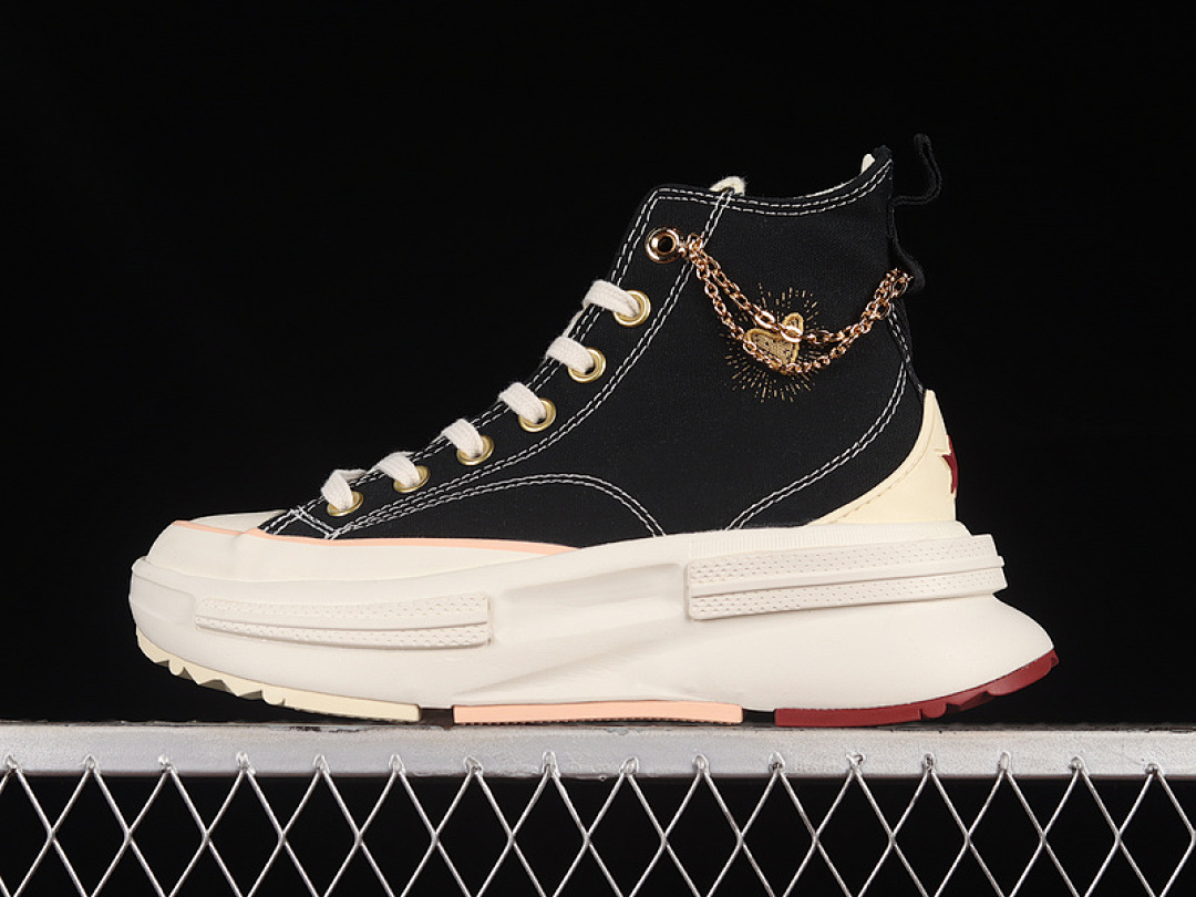 Converse [A05137C]-[RUN STAR LEGACY CX PLATFORM HIGH VALENTINE'S DAY 2023 BLACK/EGRET/BACK ALLEY BRICK], photo 1