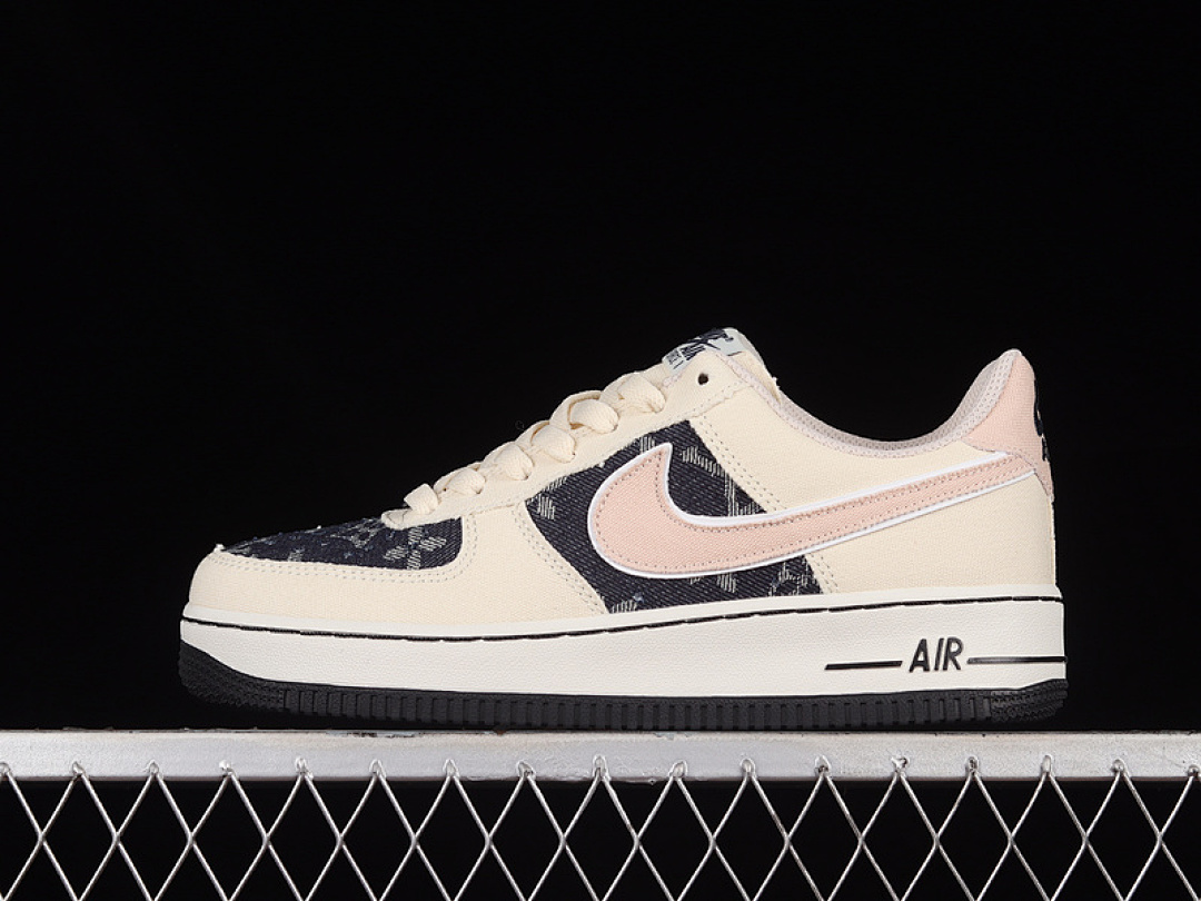 Nike Nike AIR FORCE 1 LOW 07 BEIGE/BLACK-PINK · 315122-667, photo 1