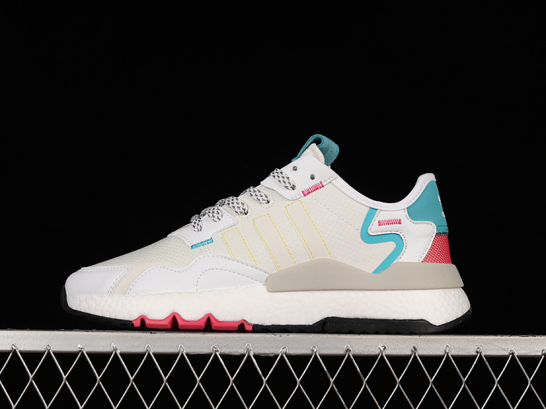 Unbranded [HP2331]-[NITE JOGGER BOOST SHOES CLOUD WHITE/BLUE/RED]-[WOMAN:36-39]-[MAN:40-45], photo 1