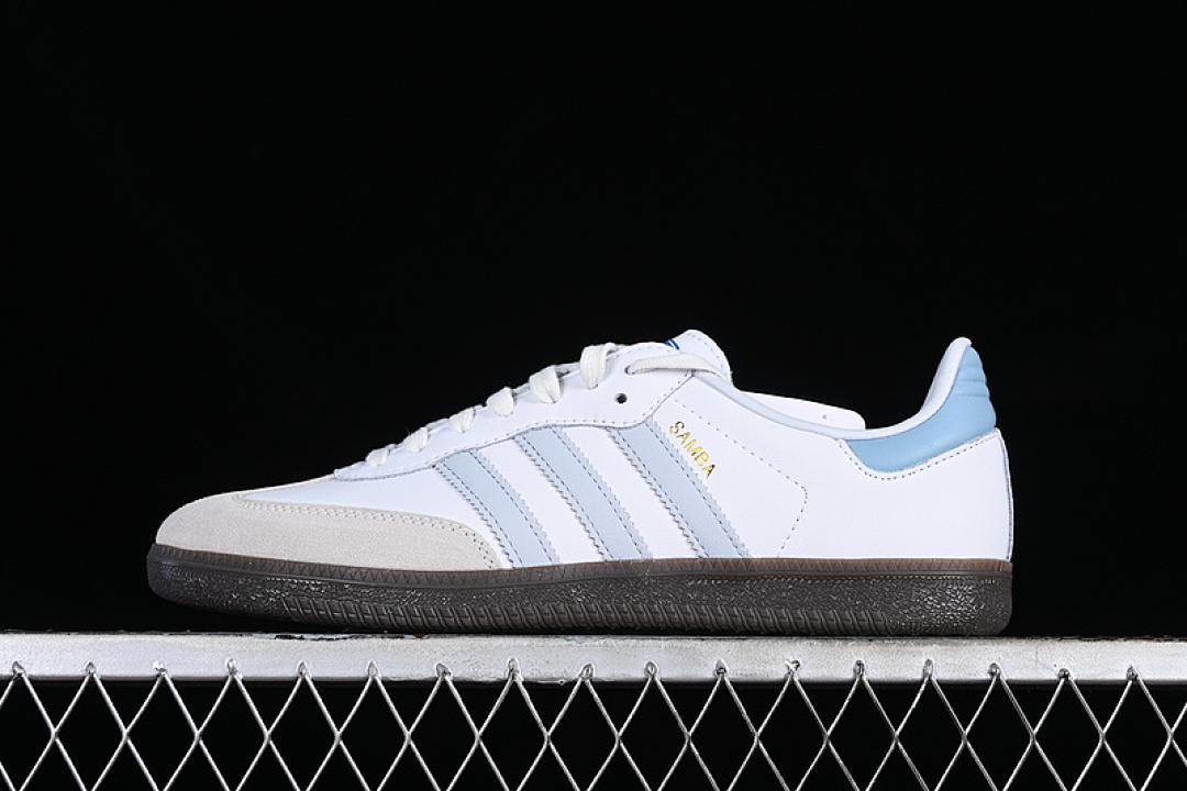 Adidas Adidas SAMBA OG WHITE/BLUE/BLACK/GREY · ID2055, photo 1
