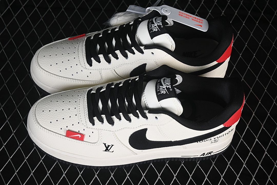 Nike [DN1688-815]-[AIR FORCE 1 07 LOW CASUAL SNEAKERS WHITE/BLACK]-[WOMAN:36-39]-[MAN:40-45] - Image 11