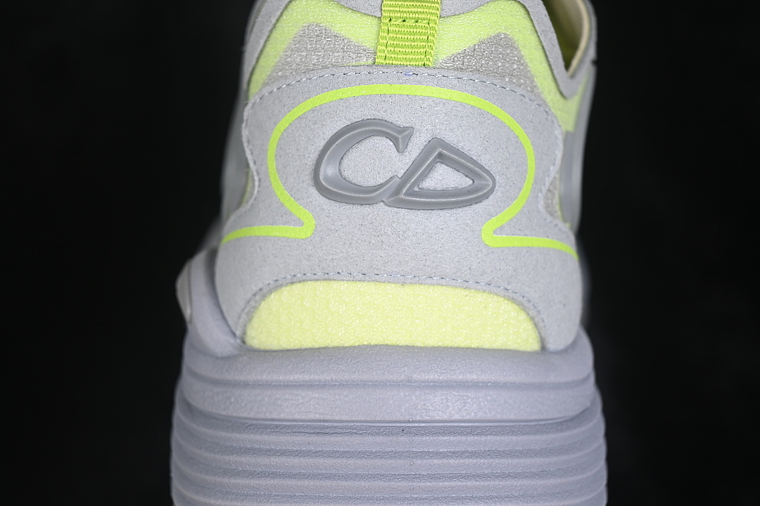 Dior [3SN342ABFH814]-[LOW-TOP CASUAL LIFESTYLE SHOES GREY/GREEN]-[WOMAN:38-39]-[MAN:40-47] - Image 6