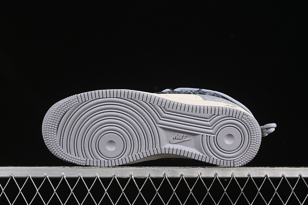 Nike [DM6868-099]-[AIR FORCE 1 07 LOW LV WHITE/BLUE/GREY]-[WOMAN:36-39]-[MAN:40-45] - Image 15