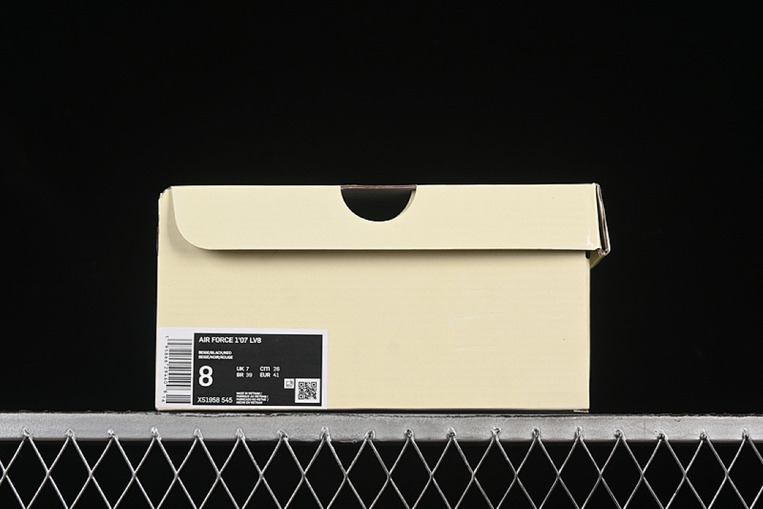 Nike [XS1958-545]-[AIR FORCE 1 07 LOW SUPREME WHITE/GREY/BLACK]-[WOMAN:36-39]-[MAN:40-45] - Image 12