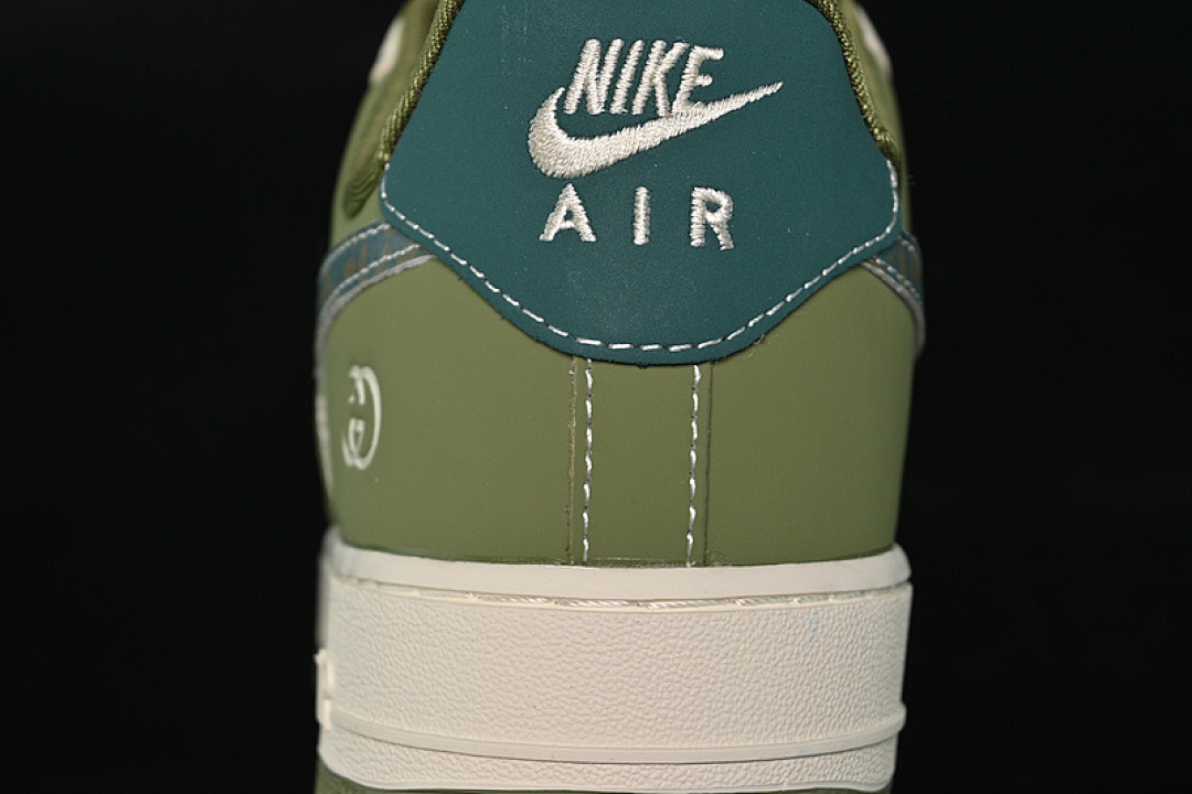 Nike [KK1988-094]-[AIR FORCE 1 07 LOW WHITE/GREY/GREEN]-[WOMAN:36-39]-[MAN:40-45] - Image 7