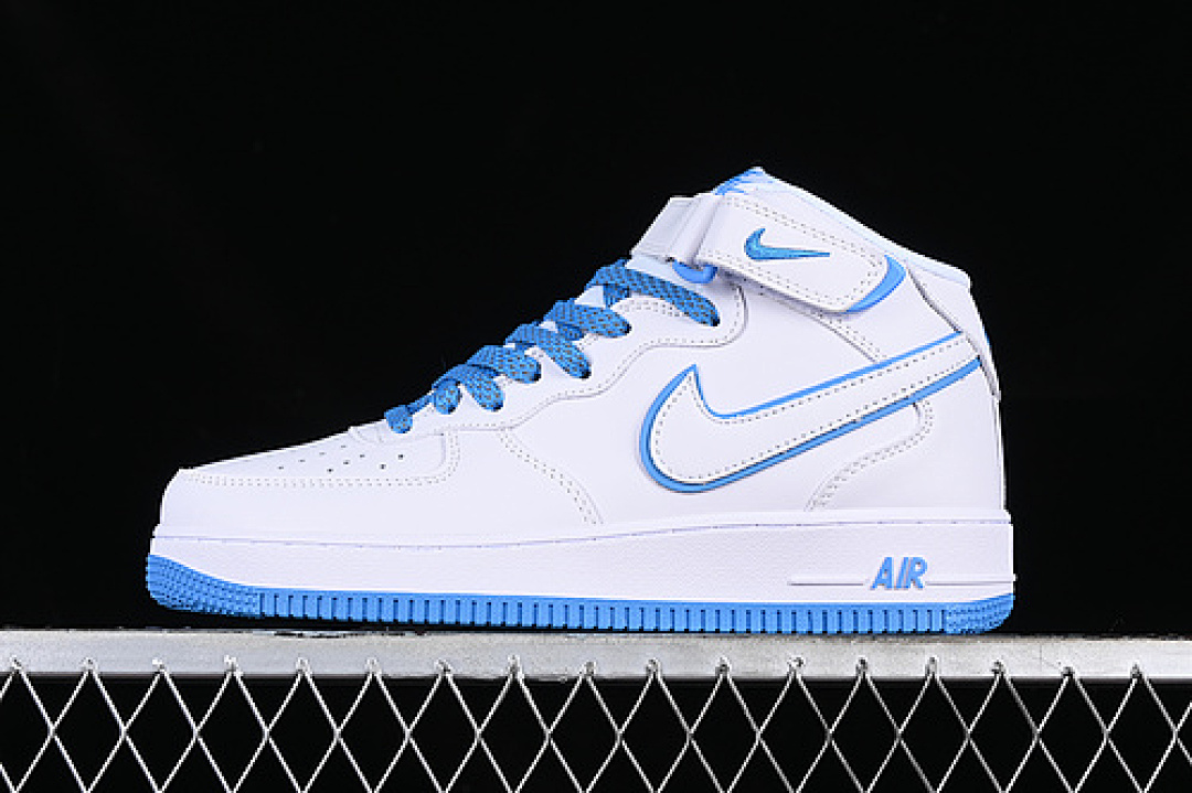 Nike Nike AIR FORCE 1 07 MID WHITE/BLUE · WP5623-831, photo 1