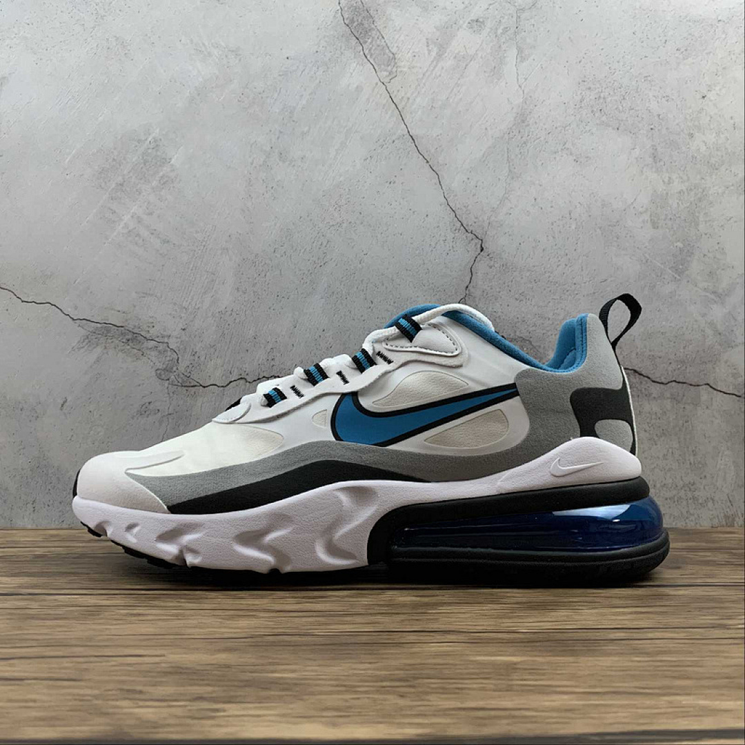 Unbranded [CT1280-101]-[AIR MAX 270 REACT WHITE/LIGHT BLUE/BLACK/COOL GREY]-[MAN:39-45], photo 1