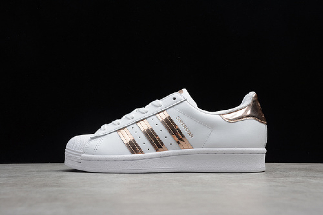 Unbranded [FX4271]-[SUPERSTAR SHOES WHITE/ROSE GOLD]-[WOMAN:35.5-39], photo 1