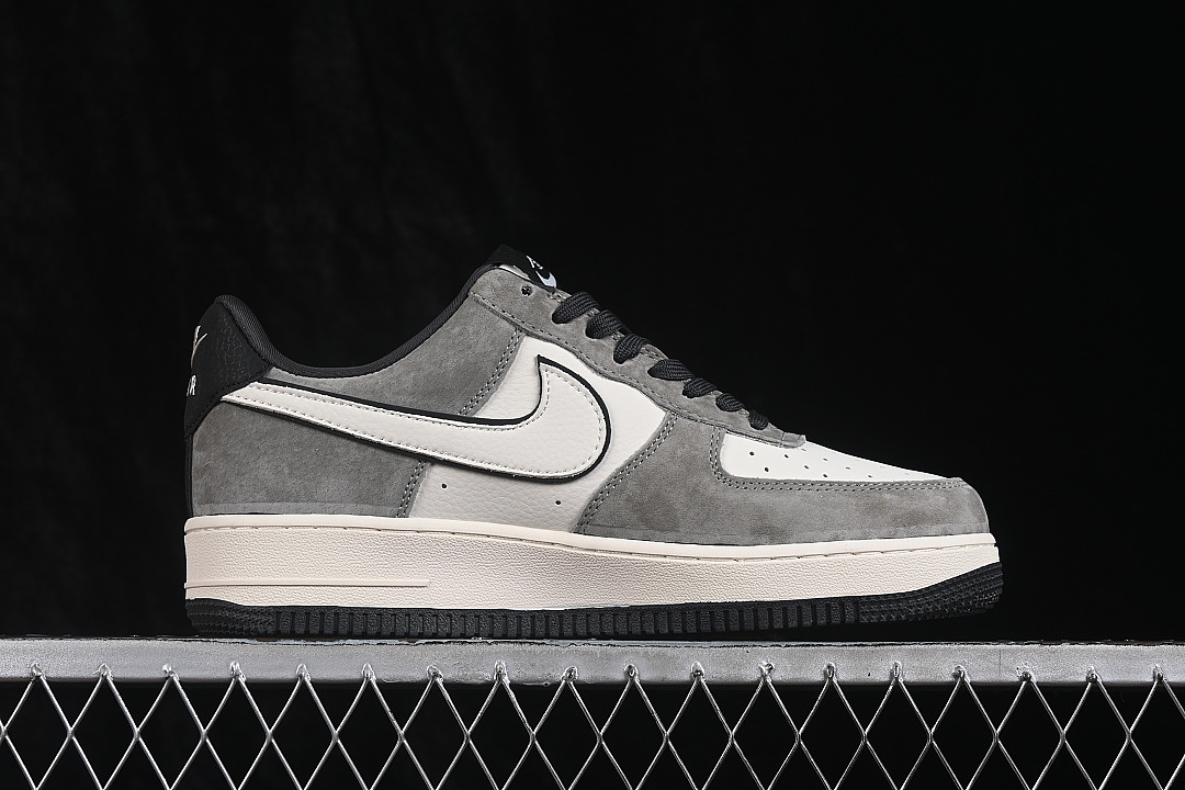 Nike [RD1988-001]-[AIR FORCE 1 07 LOW CASUAL SNEAKERS WHITE/GREY/BLACK]-[WOMAN:36-39]-[MAN:40-45] - Image 16