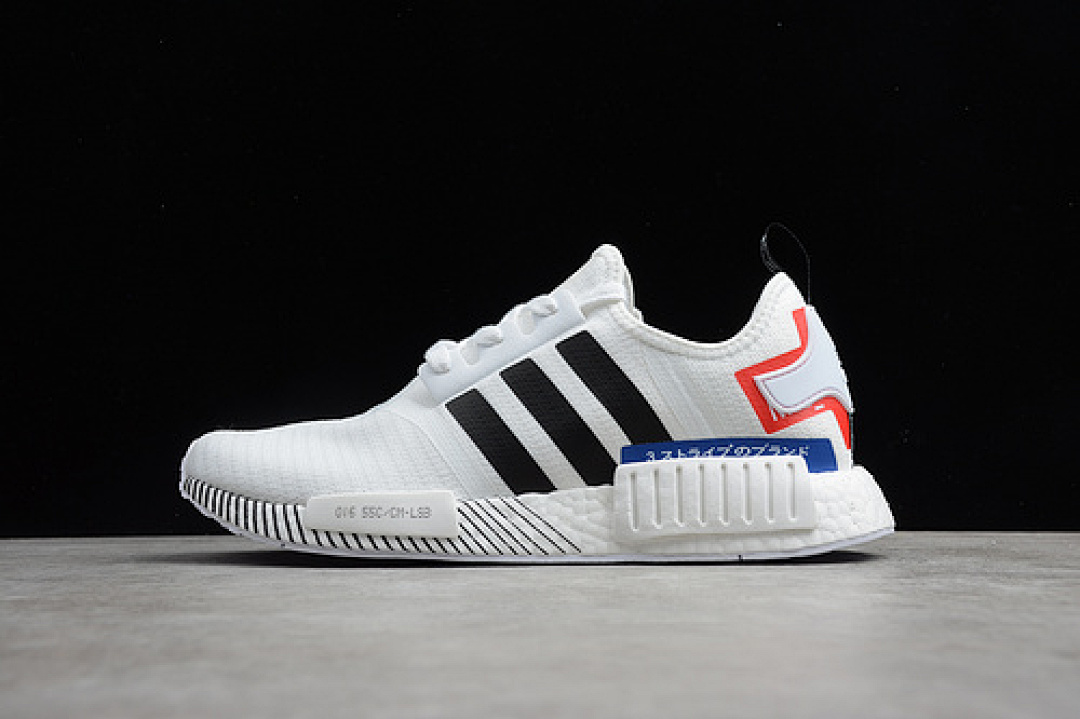 Unbranded [EF0753]-[NMD R1 JAPAN CLOUD WHITE/CORE BLACK/BLUE-RED]-[WOMAN:36-39]-[MAN:40-45], photo 1