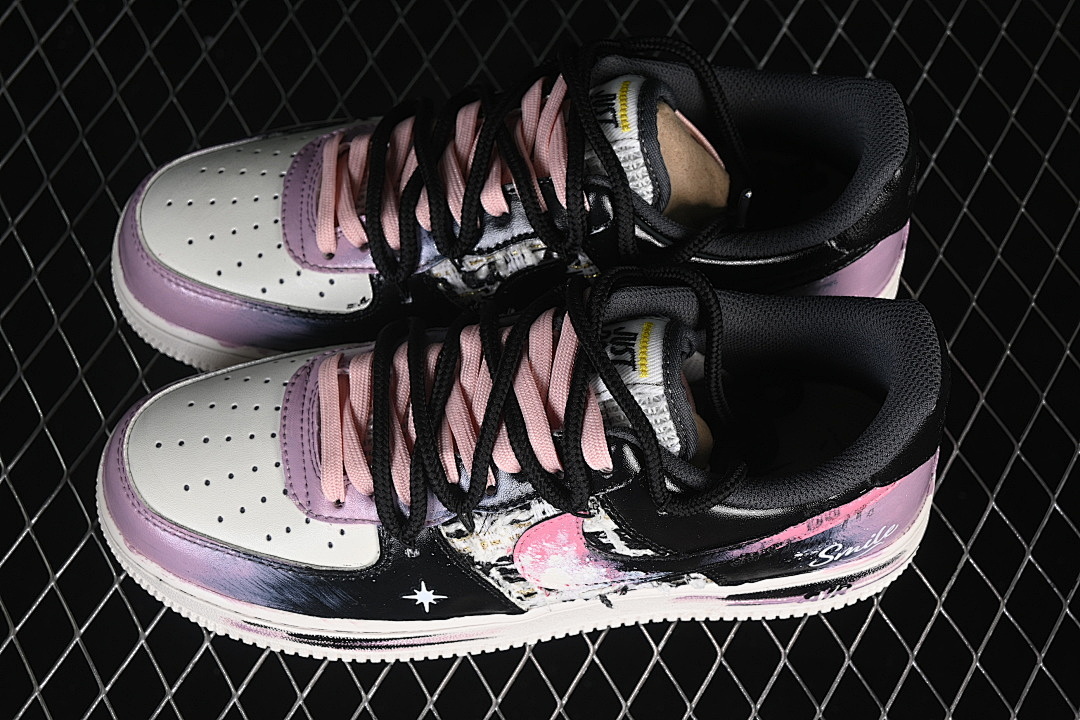 Nike [FJ7740-170]-[AIR FORCE 1 07 LOW WHITE/BLACK/PURPLE]-[WOMAN:36-39]-[MAN:40-45] - Image 11