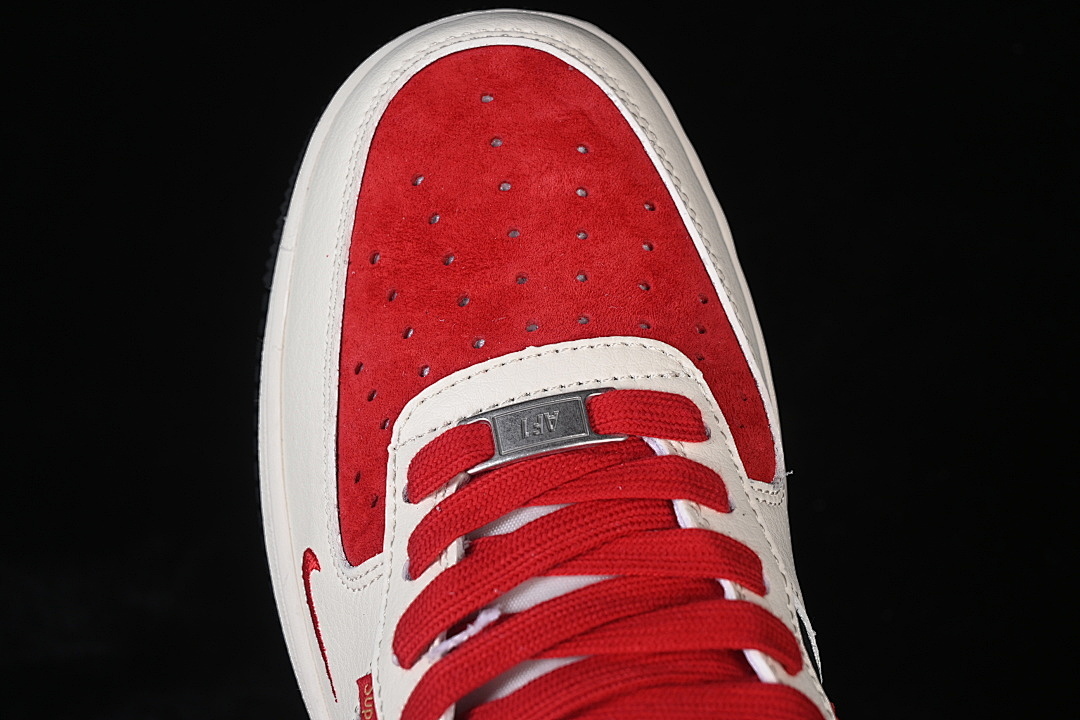 Nike [XD0028-011]-[AIR FORCE 1 07 LOW WHITE/RED/BLACK]-[WOMAN:36-39]-[MAN:40-45] - Image 10