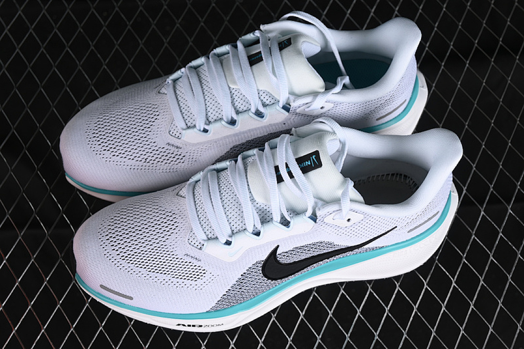 Nike [FD2722-103]-[AIR ZOOM PEGASUS 41 WHITE/DUSTY CACTUS/GLACIER BLUE/BLACK]-[MAN:39-45] - Image 11