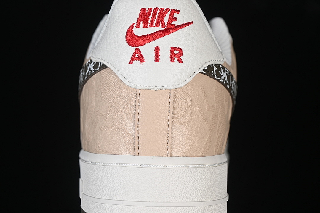 Nike [NH0601-537]-[AIR FORCE 1 07 LOW WHITE/BROWN/GREEN/RED]-[WOMAN:36-39]-[MAN:40-45] - Image 7