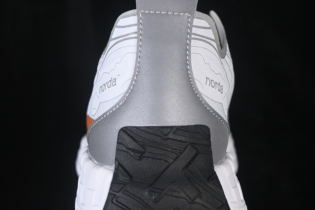 Norda [LEISURE RUNNING SHOES WHITE/ORANGE/GREY/WHITE]-[WOMAN:36-39]-[MAN:40-45] - Image 8