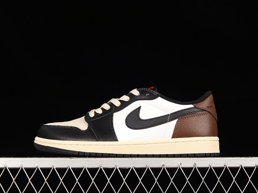 Jordan [CZ0790-061]-[AIR JORDAN 1 RETRO LOW MOCHA/BLACK/BROWN-WHITE]-[WOMAN:36-39]-[MAN:40-46], photo 1