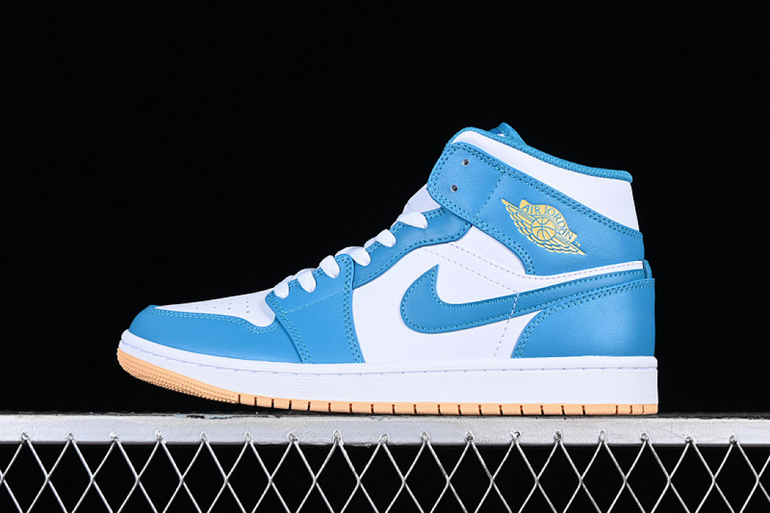 Jordan [DQ8426-400]-[AIR JORDAN 1 MID AQUATONE/CELESTIAL GOLD/WHITE]-[MAN:40-46], photo 1