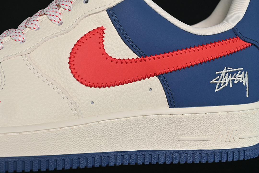 Nike [KJ1688-008]-[AIR FORCE 1 07 LOW WHITE/RED/BLUE]-[WOMAN:36-39]-[MAN:40-45] - Image 8