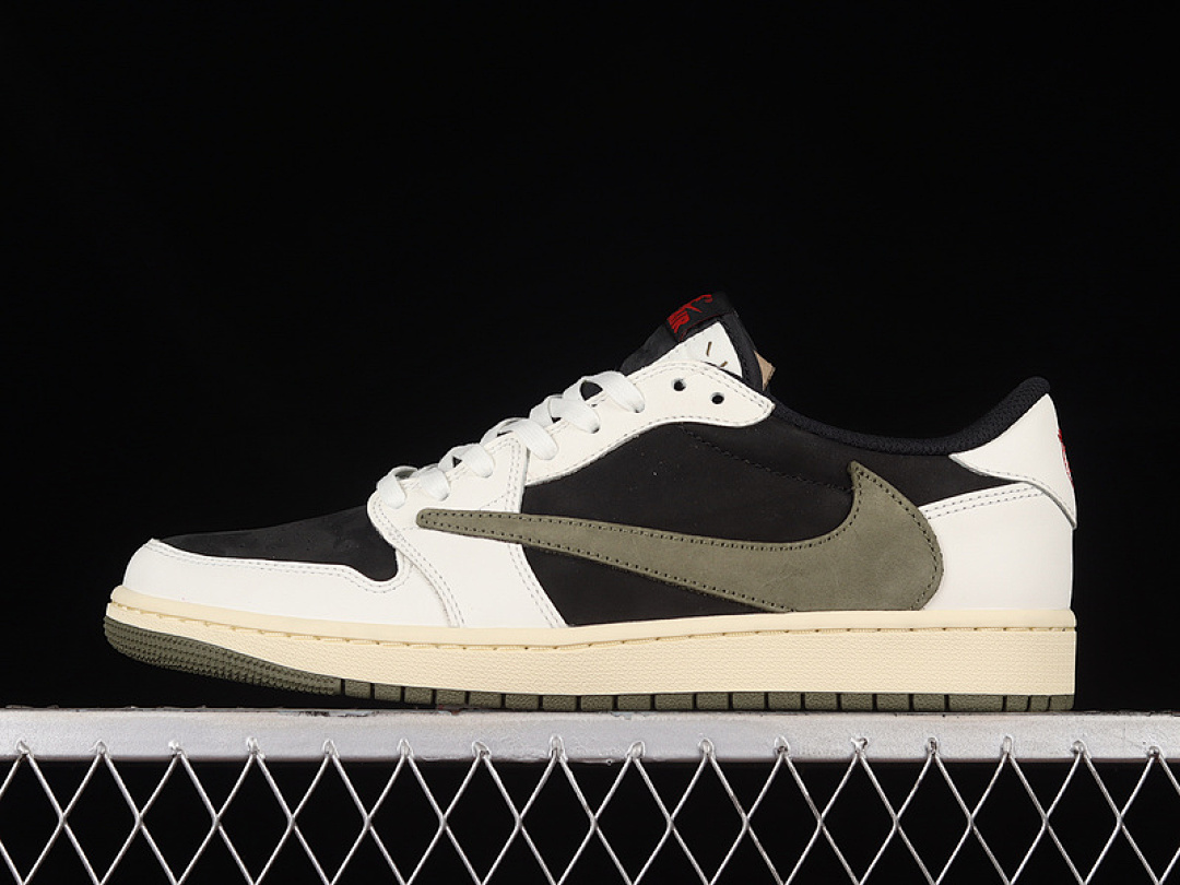 Jordan [DZ4137-106]-[LW TRAVIS SCOTT X AIR JORDAN 1 LOW OG SAIL/UNIVERSITY RED/BLACK/MEDIUM (OLIVE]), photo 1
