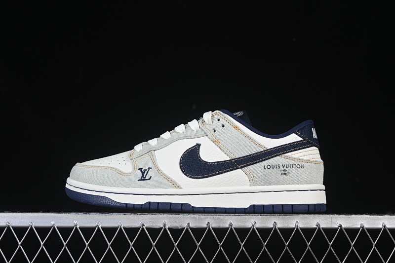 Louis Vuitton Nike SB DUNK LOW LV WHITE/GREY/BLACK · SC0601-450, photo 1