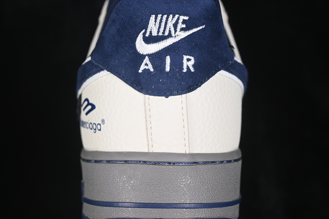 Nike [LD1999-033]-[AIR FORCE 1 07 LOW CASUAL SNEAKERS WHITE/GREY/BLUE]-[WOMAN:36-39]-[MAN:40-45] - Image 7