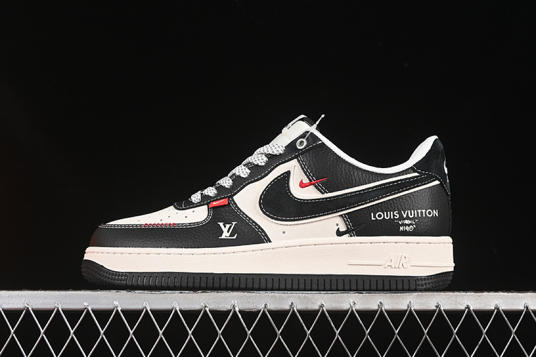 Nike [YX5066-349]-[AIR FORCE 1 07 LOW LV WHITE/GREY/BLACK]-[WOMAN:36-39]-[MAN:40-45] - Image 2