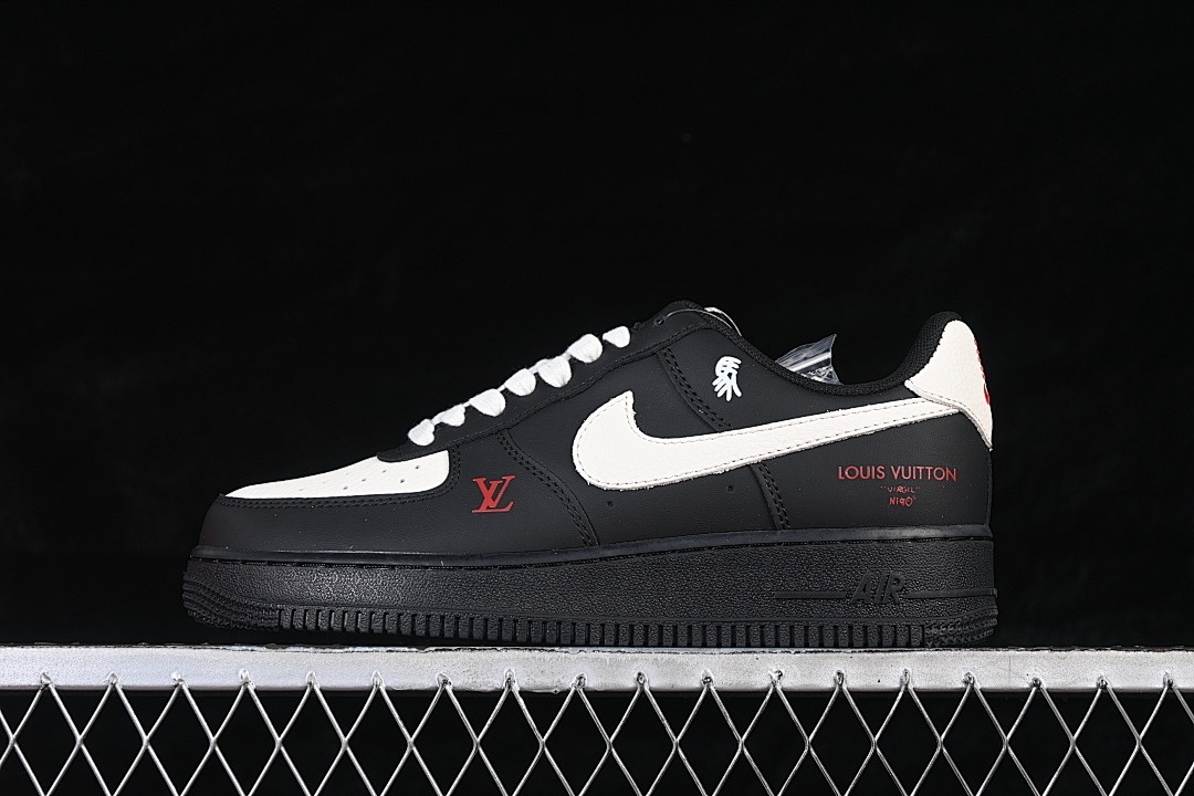 Nike [FV3694-104]-[AIR FORCE 1 07 LOW BLACK/WHITE/BLACK]-[WOMAN:36-39]-[MAN:40-45] - Image 2