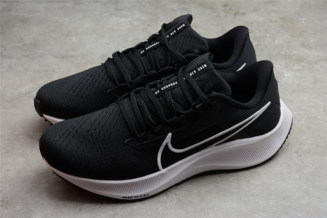 Nike [CZ1819-002]-[AIR ZOOM PEGASUS 38 BLACK/BLACK/WHITE]-[WOMAN:36-39]-[MAN:40-45] - Image 9