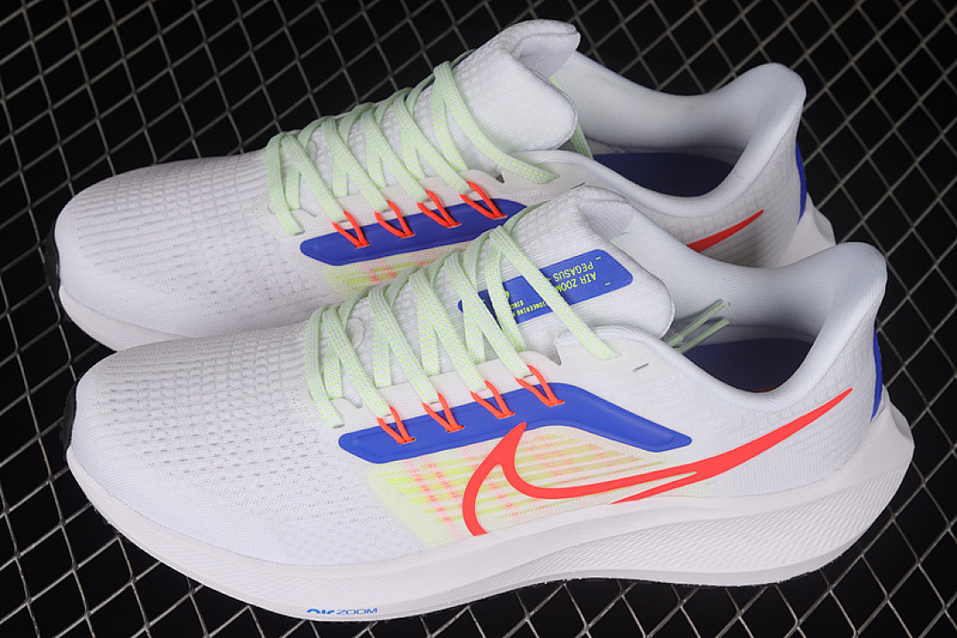 Nike [DX3354-100]-[AIR ZOOM PEGASUS 39 WHITE/BLUE/ORANGE]-[MAN:39-45] - Image 10