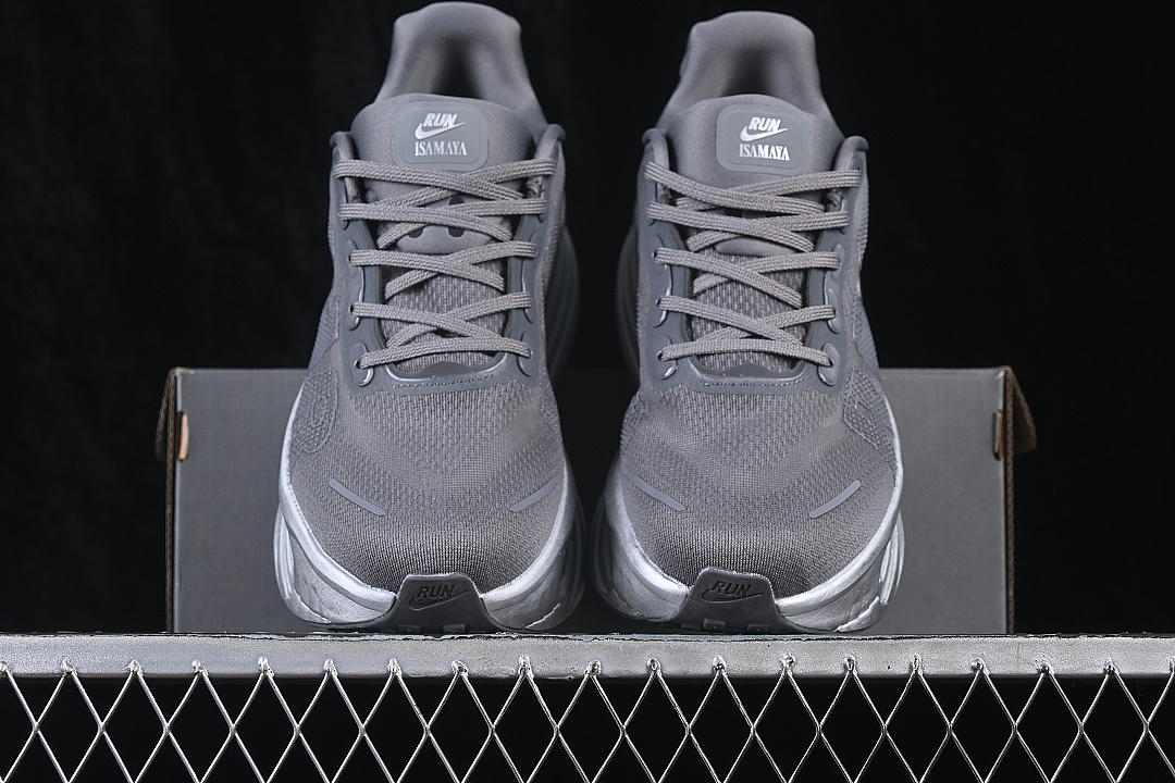 Nike [IR1988-084]-[AIR ZOOM VOMERO PREMIUM AIR CUSHION SHOES GREY/WHITE]-[WOMAN:36-39]-[MAN:40-45] - Image 12