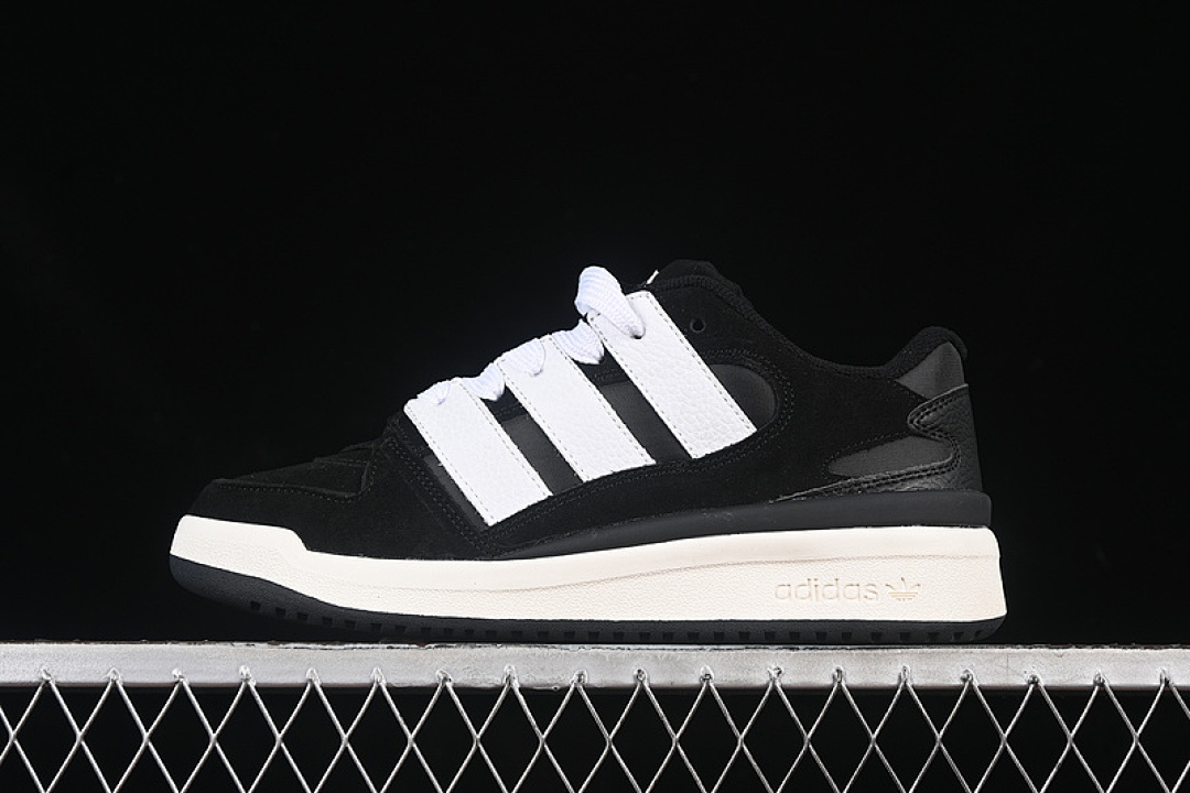 FORUM 2000 LOW WHITE/BLACK · JS0996, photo 1