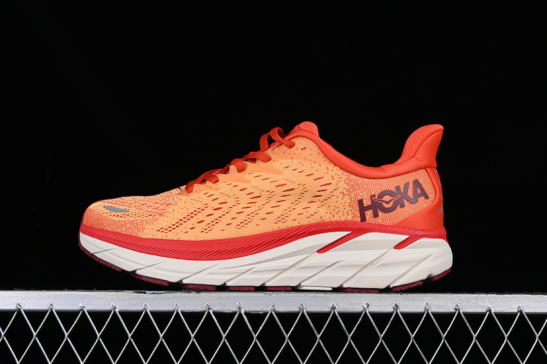 On Running On Running HOKA ONE CLIFTON 8 NON SLIP SHOES YELLOW/ORANGE · 1119393, photo 1