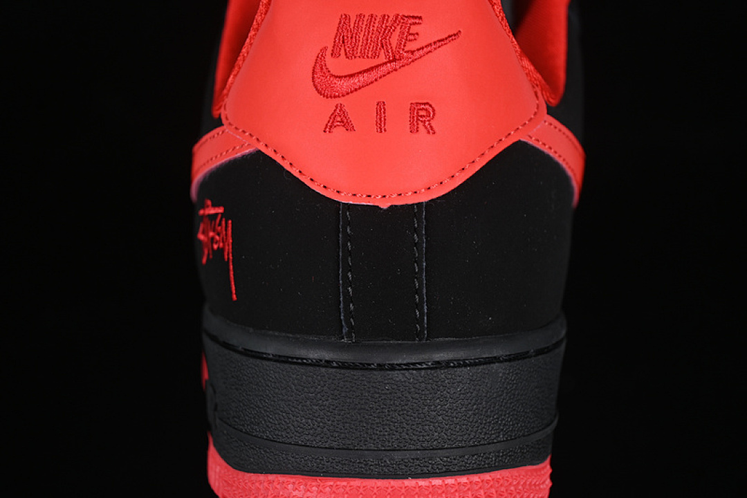Nike [DF0188-044]-[AIR FORCE 1 07 LOW RED/BLACK]-[WOMAN:36-39]-[MAN:40-45] - Image 7