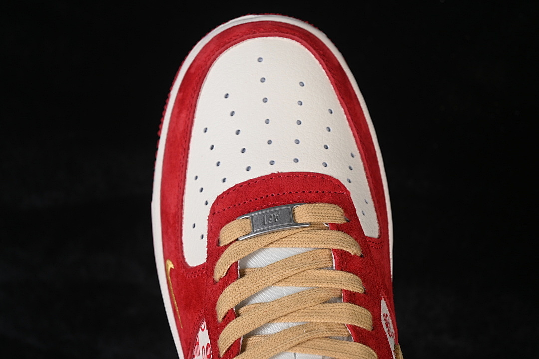 Nike [XD0028-014]-[AIR FORCE 1 07 LOW WHITE/RED/GOLD]-[WOMAN:36-39]-[MAN:40-45] - Image 10