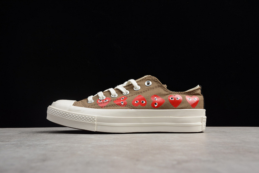 Converse Converse CDG X CHUCK TAYLOR 70S HI/OX 18SS LOW BROWN · 150207C, photo 1