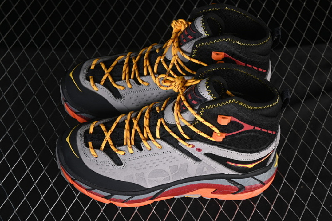 Hoka [1129958]-[ONE ONE TOR ULTRA HI CLIMBING BOOT ORANGE/BLACK/GREY/RED]-[WOMAN:39]-[MAN:40-46] - Image 10