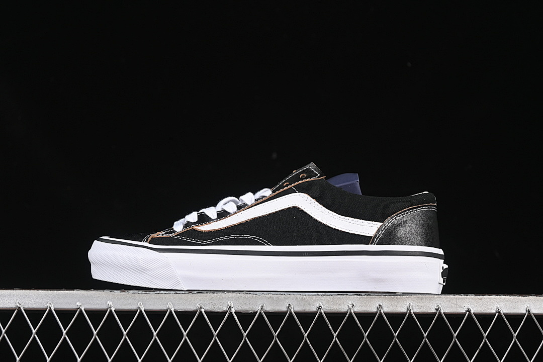 Unbranded [VN000D2GBA2]-[LOW-TOP RETRO CASUAL SNEAKERS BLACK/WHITE]-[WOMAN:35-39]-[MAN:40-44], photo 1