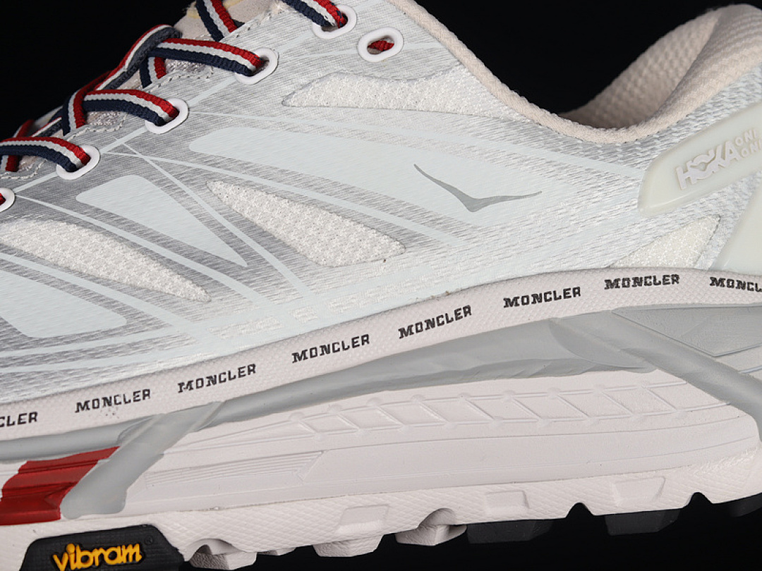 Hoka [1129992]-[MONCLER X HOKA MAFATE SPEED 2 WHITE/LIGHT GREY/BLACK-RED]-[MAN:40-45] - Image 8
