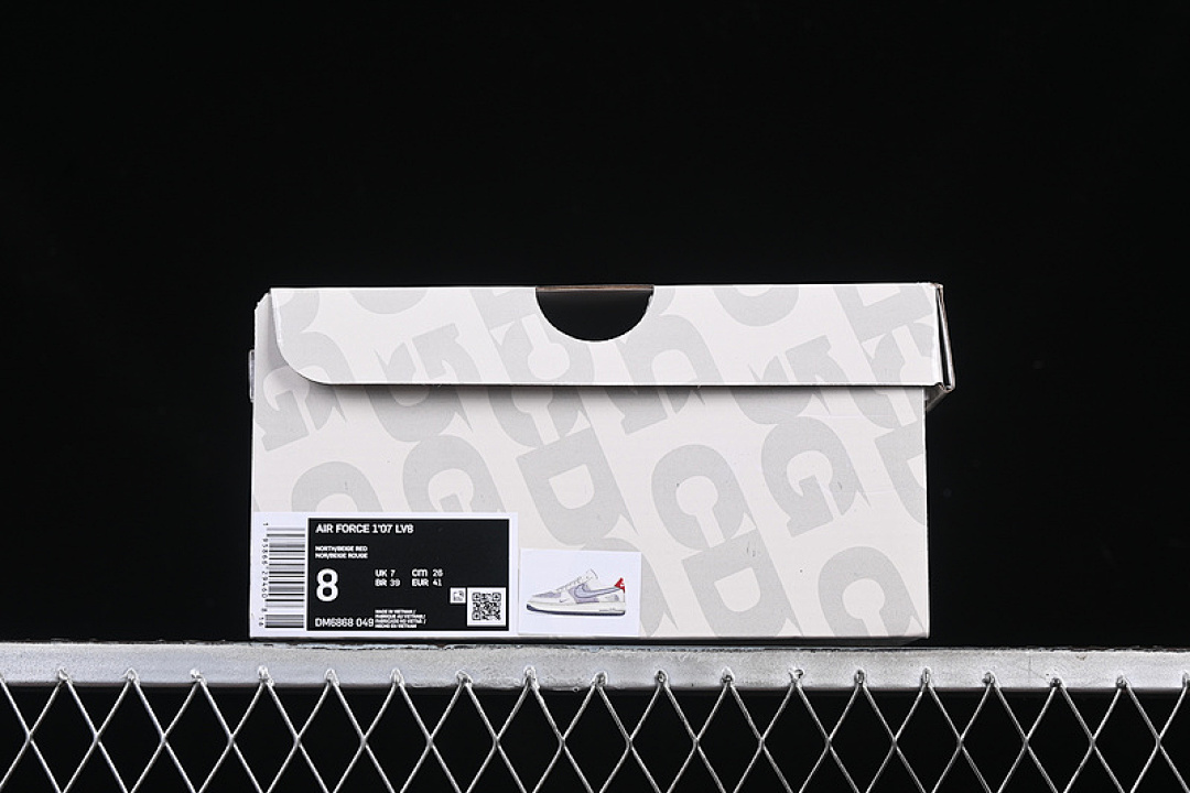 Nike [DM6688-049]-[AIR FORCE 1 07 LOW CDG WHITE/GREY/RED]-[WOMAN:36-39]-[MAN:40-45] - Image 12