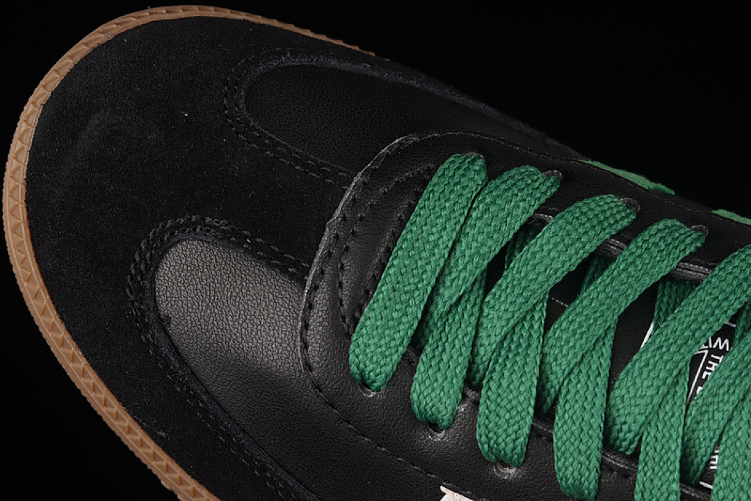 Adidas [FW2429]-[SAMBA VEGAN SHOES CORE BLACK/CLOUD WHITE/GREEN]-[MAN:39-45] - Image 10