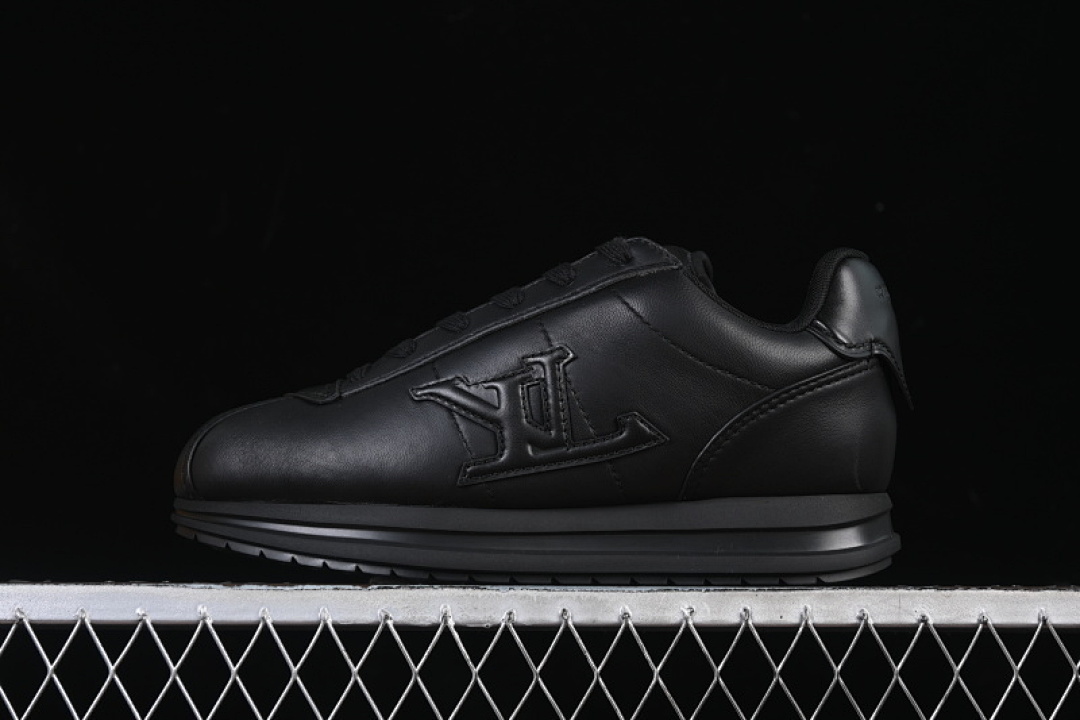 Louis Vuitton [1AIKEF]-[BUTTERSOFT LOW-TOP CASUAL SHOES BLACK/BLACK]-[WOMAN:39]-[MAN:40-46] - Image 2