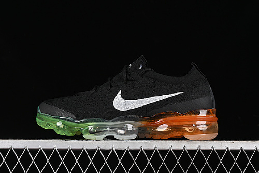 Unbranded [DV1678-014]-[VAPORMAX 2023 FLYKNIT BLACK/WHITE/GREEN/ORANGE]-[WOMAN:35.5-39]-[MAN:40-46], photo 1