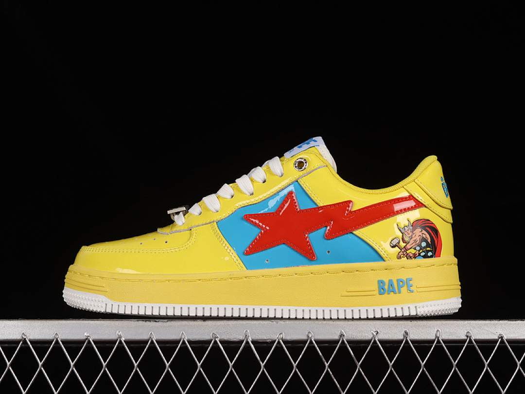 Bape [MARVEL X BAPE STA TOKYO SNEAKERS YELLOW/BLUE/RED]-[WOMAN:36-39]-[MAN:40-46], photo 1