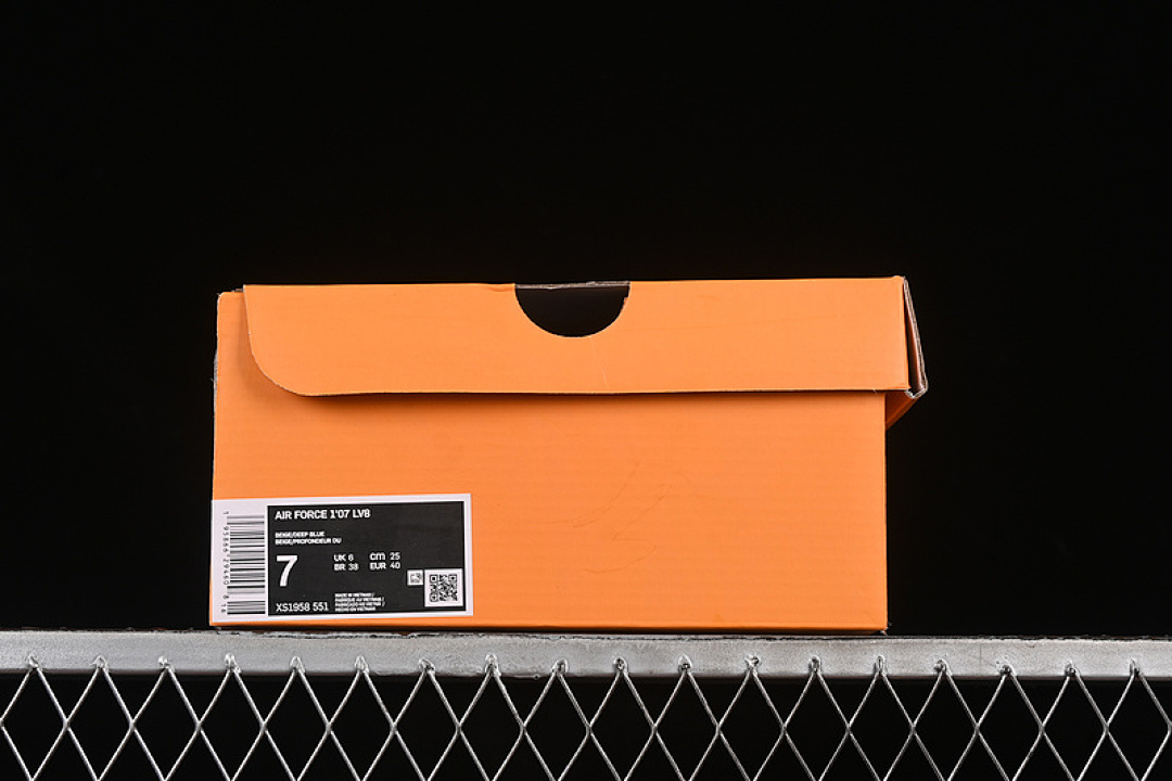 Nike [XS1958-551]-[AIR FORCE 1 07 LOW LV WHITE/BLUE]-[WOMAN:36-39]-[MAN:40-45] - Image 11