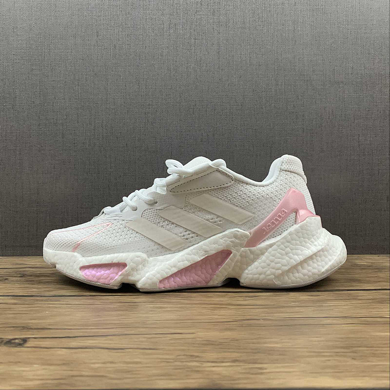 X9000L4 SHOES CLOUD WHITE/CLOUD WHITE/PINK · GX3487, photo 1