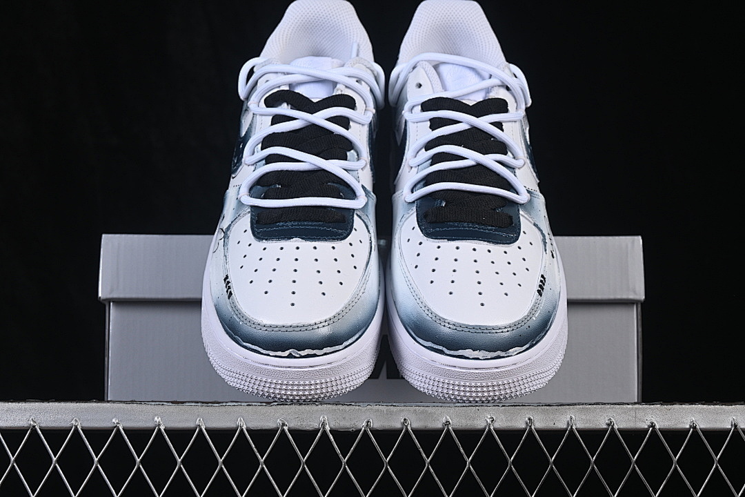 Nike [CW2288-111]-[AIR FORCE 1 07 LOW CASUAL SNEAKERS WHITE/BLUE/WHITE]-[WOMAN:36-39]-[MAN:40-45] - Image 13