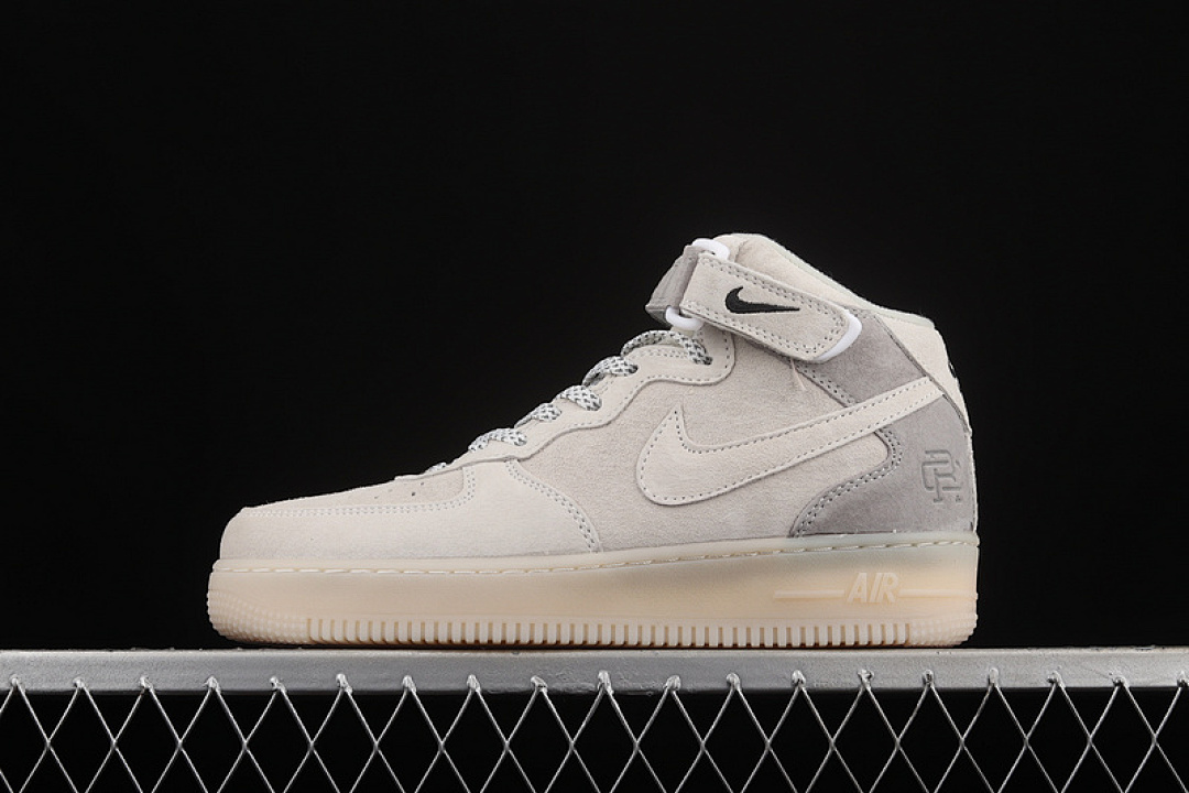 Nike [807618-300]-[AIR FORCE 1 MID 07 X REIGNING CHAMP WHITE GREY BLACK]-[WOMAN:36-39]-[MAN:40-45], photo 1
